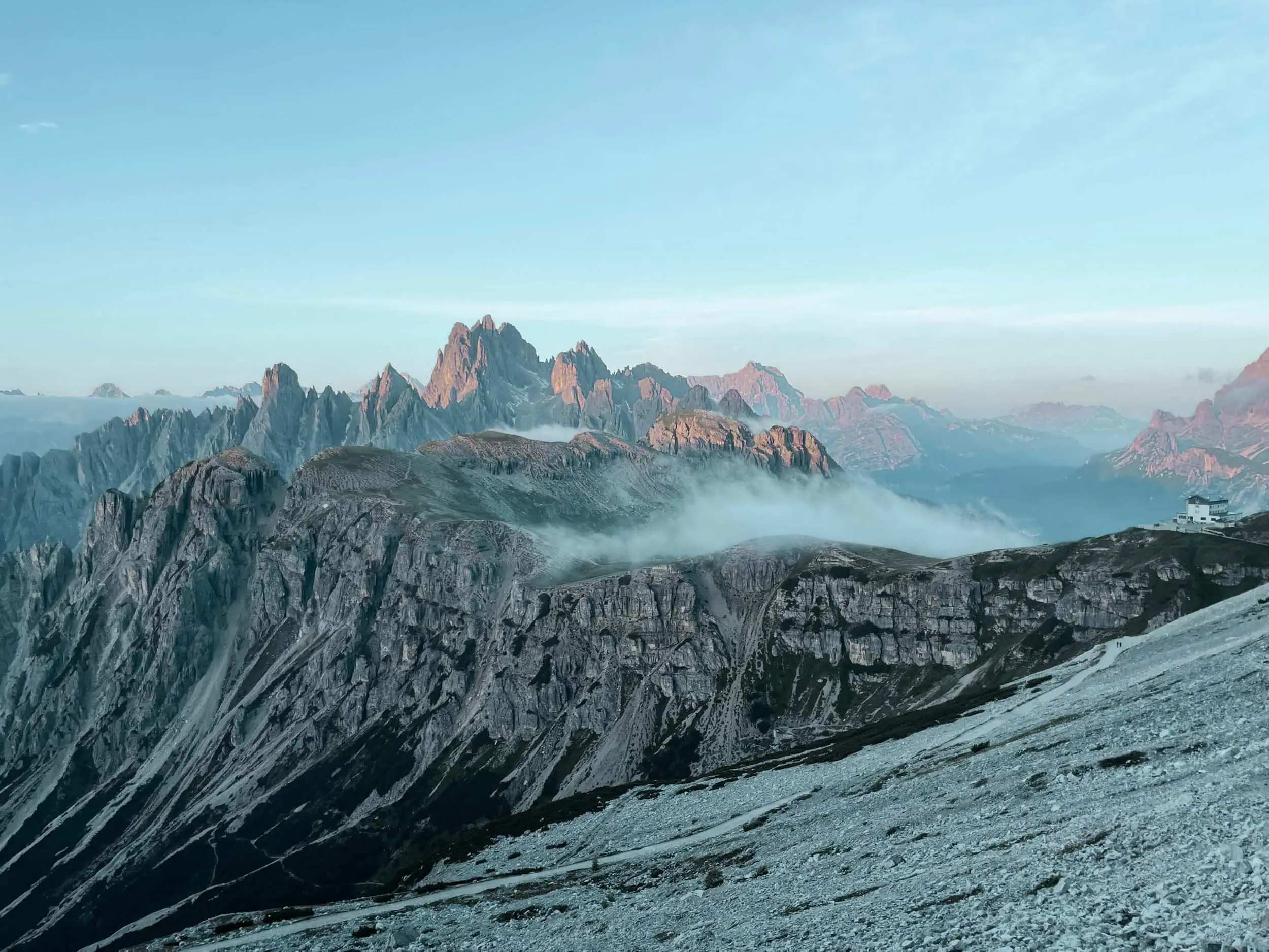 Sonnenaufgang Sextener Dolomiten | Lisi Steuer, Bergführerin Osttirol